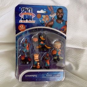 - Space jam stampers 5 figurines NEW